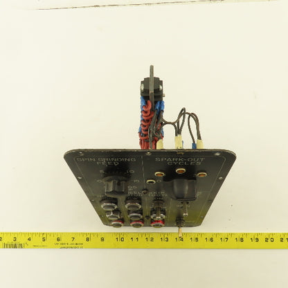 Ingersoll Cutter Grinder Machine Operator Button Switch Panel