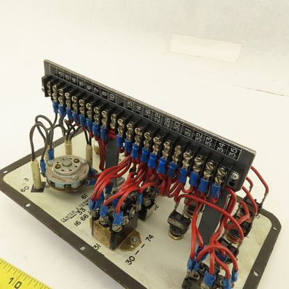 Ingersoll Cutter Grinder Machine Operator Button Switch Panel
