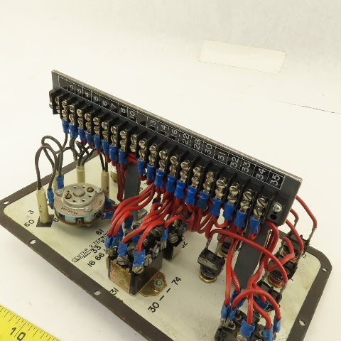 Ingersoll Cutter Grinder Machine Operator Button Switch Panel