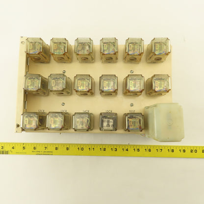 Ingersoll Deltrol 20118-84 Control Relay Board From Grinder