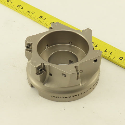 Widia VSM890D400Z06S150SN12 Indexing Face Mill 1-1/2" Arbor 4" Dia. 6 Edge