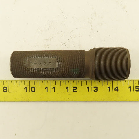 1-1/2" - 20 Thread Plug Gauge Right Hand