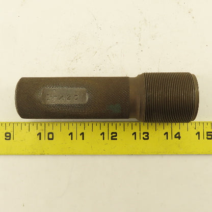 1-1/2" - 20 Thread Plug Gauge Right Hand