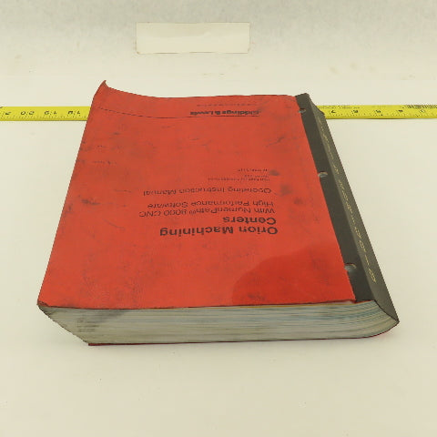 Giddings & Lewis Orion Machining Centers NumeriPath 8000 CNC Operation Manual