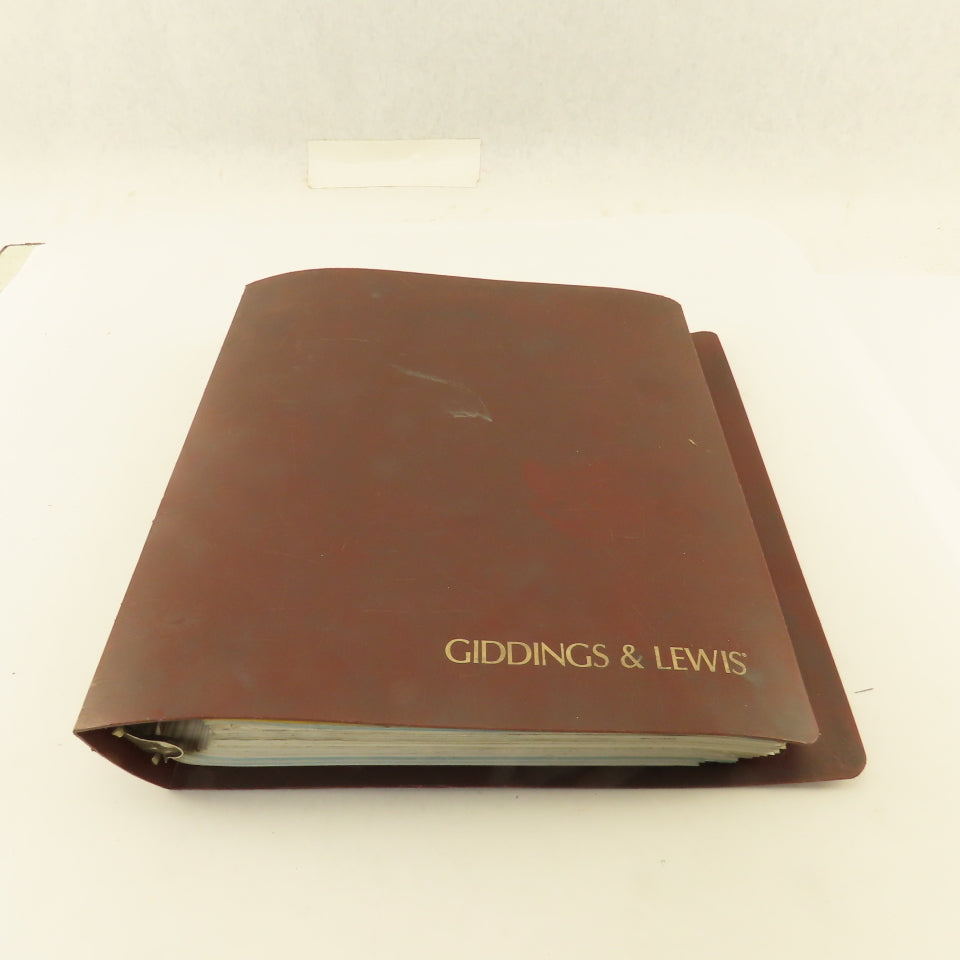 Giddings & Lewis NumeriPath 8000 Programming Data Manual