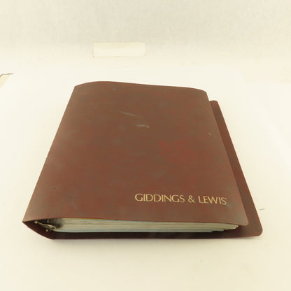 Giddings & Lewis NumeriPath 8000 Programming Data Manual