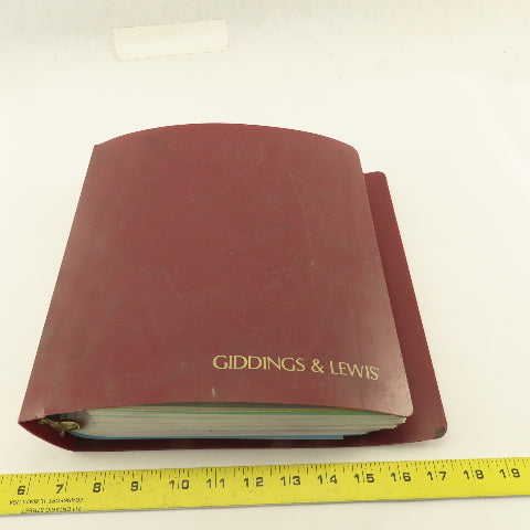 Giddings & Lewis Orion 2200/2300 NumeriPath 8000 Programming Data Manual