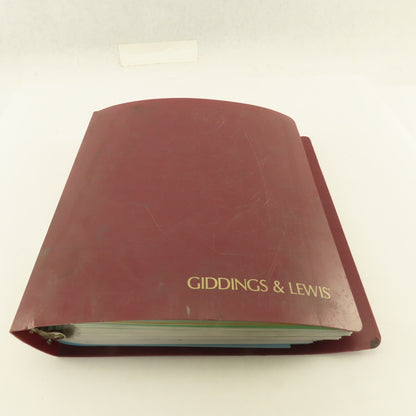 Giddings & Lewis Orion 2200/2300 NumeriPath 8000 Programming Data Manual
