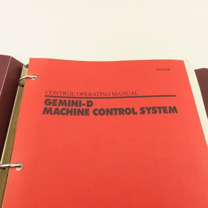 Giddings & Lewis Gemini-D Machine Control Operating Manual