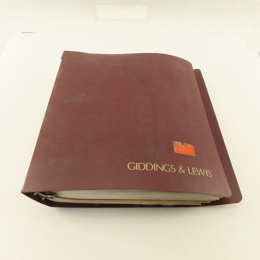Giddings & Lewis Gemini-D Machine Control Operating Manual