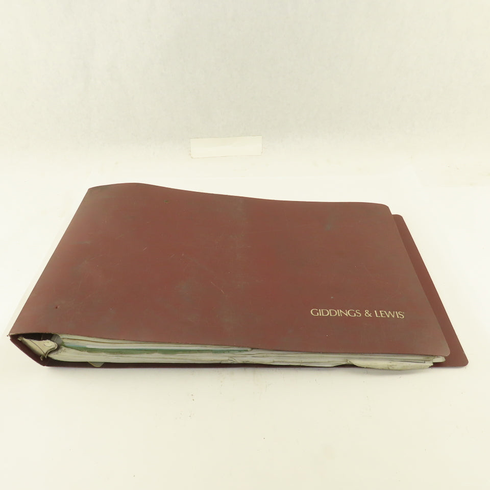 Giddings & Lewis Orion 2300 Horizontal Machining  Repair Parts Prints Manual