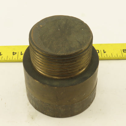 2.367"- 7 Thread Plug Gauge Solid Brass Right Hand