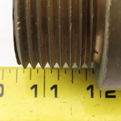 2.367"- 7 Thread Plug Gauge Solid Brass Right Hand