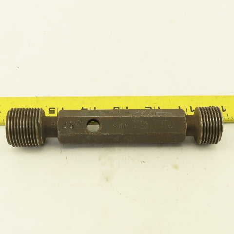 1-1/8"- 12  Thread Plug Gauge Go/No Go Right Hand