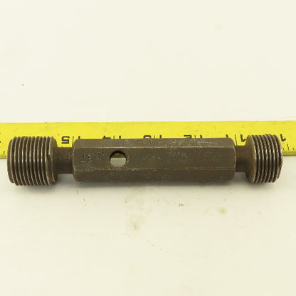 1-1/8"- 12  Thread Plug Gauge Go/No Go Right Hand