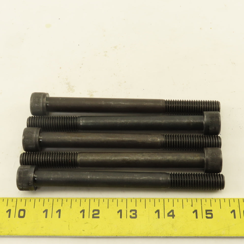 M12-1.75 x 130mm Metric Socket Head Cap Screw SHCS Lot Of 5