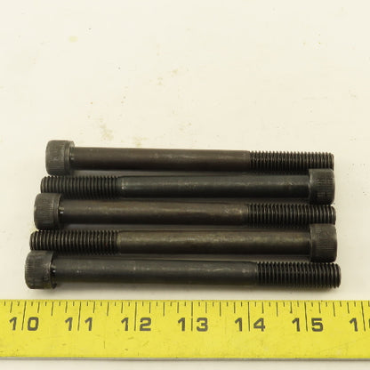 M12-1.75 x 130mm Metric Socket Head Cap Screw SHCS Lot Of 5