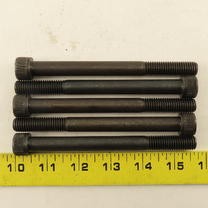 M12-1.75 x 130mm Metric Socket Head Cap Screw SHCS Lot Of 5