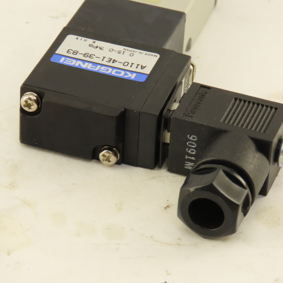 Koganei A110-4E1-39-83 2 Way Pneumatic Single Solenoid Valve 24VDC