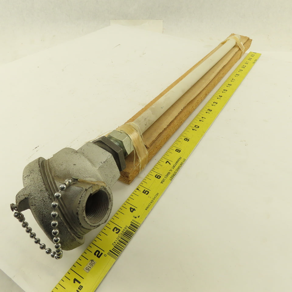 Midland Ross Surface 50-HE-300 Ceramic Probe Thermocouple 17"
