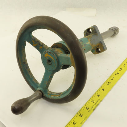 Ingersoll Hand Crank Ball Screw Drive Bed Height (?) From Cutter Grinder