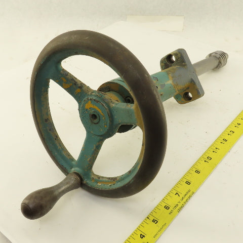 Ingersoll Hand Crank Ball Screw Drive Bed Height (?) From Cutter Grinder