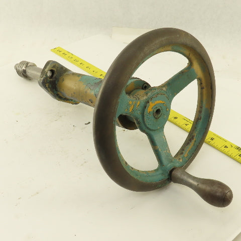 Ingersoll Hand Crank Ball Screw Drive Bed Height (?) From Cutter Grinder