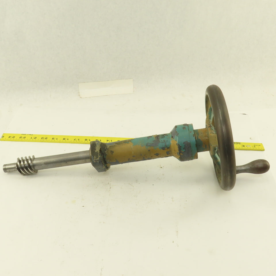 Ingersoll Hand Crank Ball Screw Drive Bed Height (?) From Cutter Grinder
