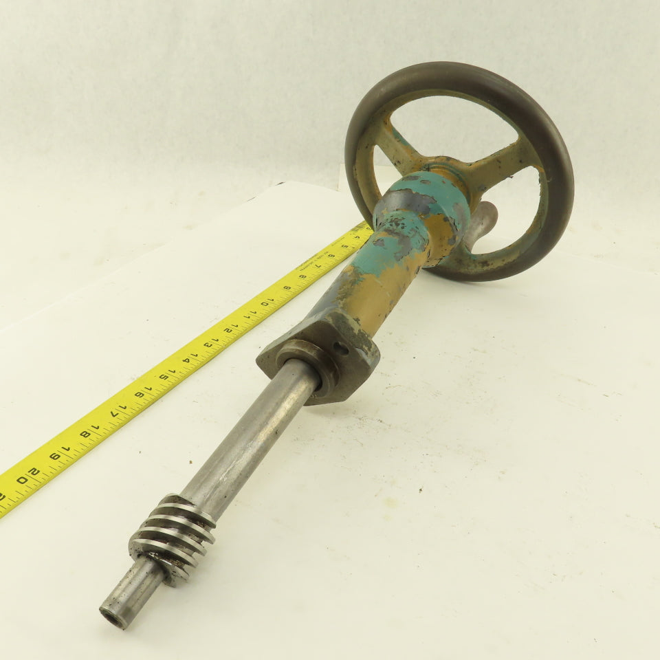 Ingersoll Hand Crank Ball Screw Drive Bed Height (?) From Cutter Grinder