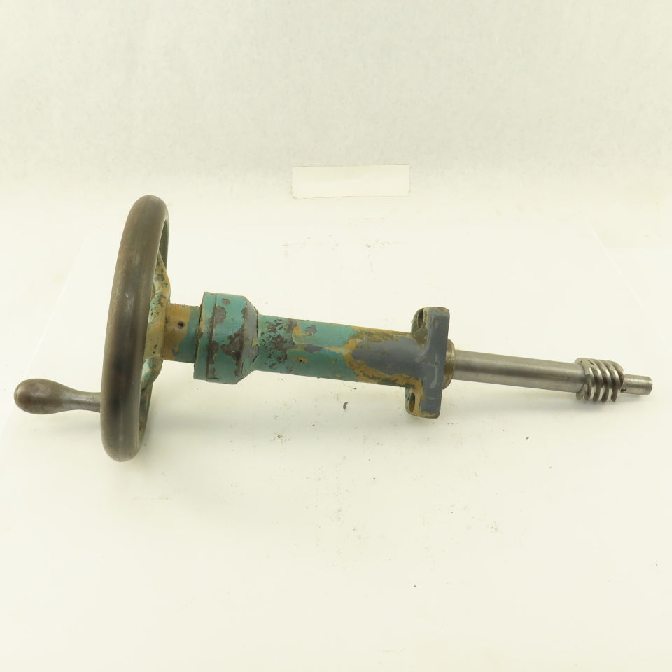Ingersoll Hand Crank Ball Screw Drive Bed Height (?) From Cutter Grinder