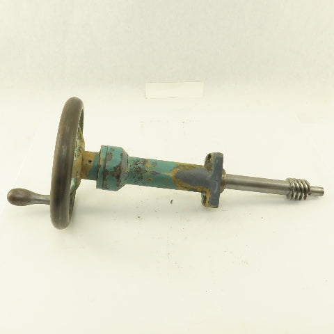 Ingersoll Hand Crank Ball Screw Drive Bed Height (?) From Cutter Grinder