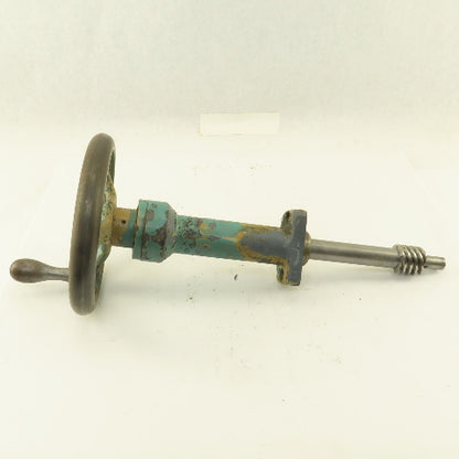 Ingersoll Hand Crank Ball Screw Drive Bed Height (?) From Cutter Grinder