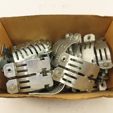 Caddy 2" Ridgid Conduit Pipe Channel Strut Clamp Galvanized 37 Pairs