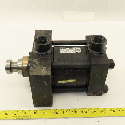 Parker JJ2HKTFS155A 4" Bore 2" Stroke 3000 PSI Double Acting Hydraulic Cylinder
