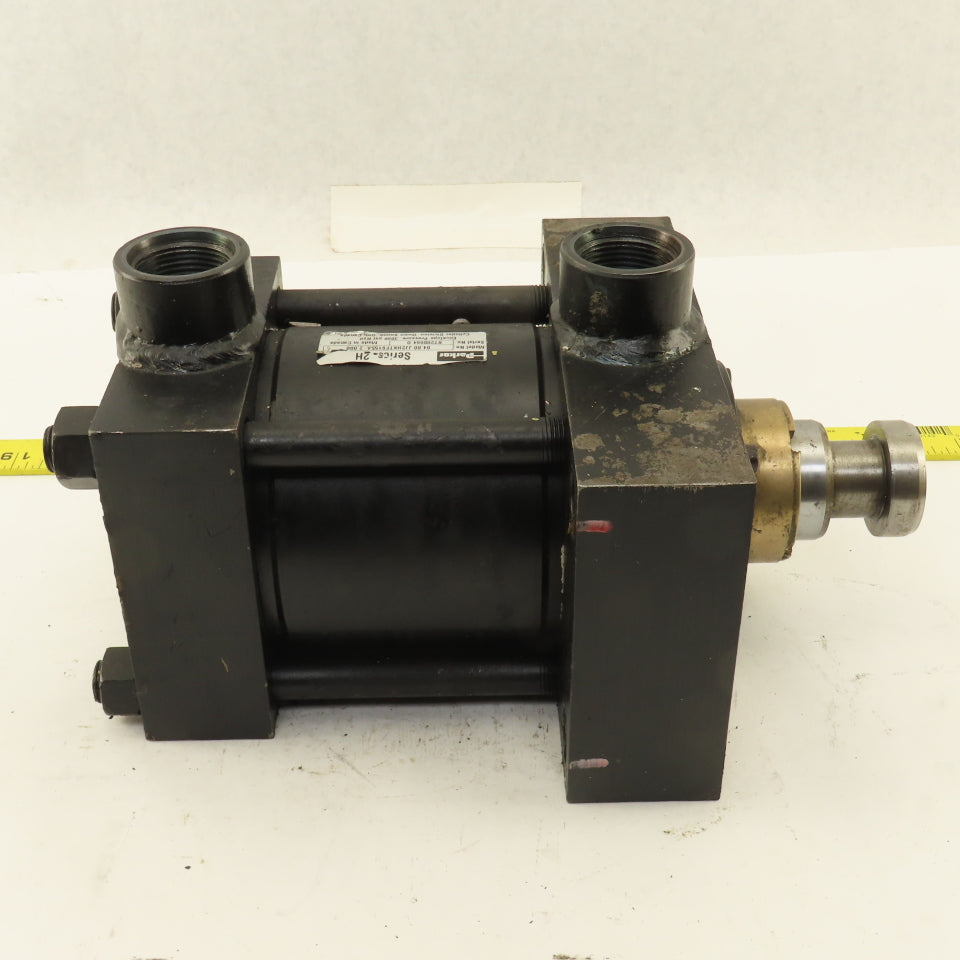 Parker JJ2HKTFS155A 4" Bore 2" Stroke 3000 PSI Double Acting Hydraulic Cylinder