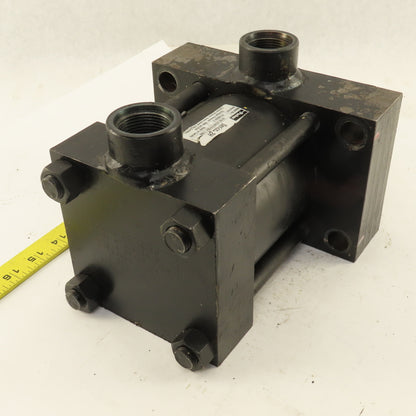 Parker JJ2HKTFS155A 4" Bore 2" Stroke 3000 PSI Double Acting Hydraulic Cylinder