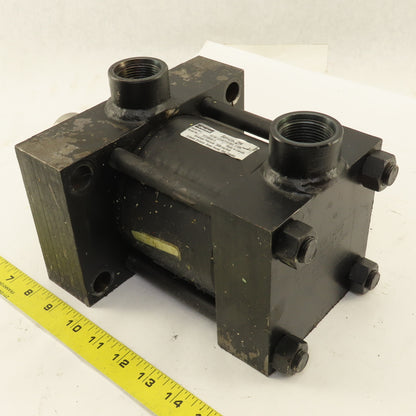Parker JJ2HKTFS155A 4" Bore 2" Stroke 3000 PSI Double Acting Hydraulic Cylinder