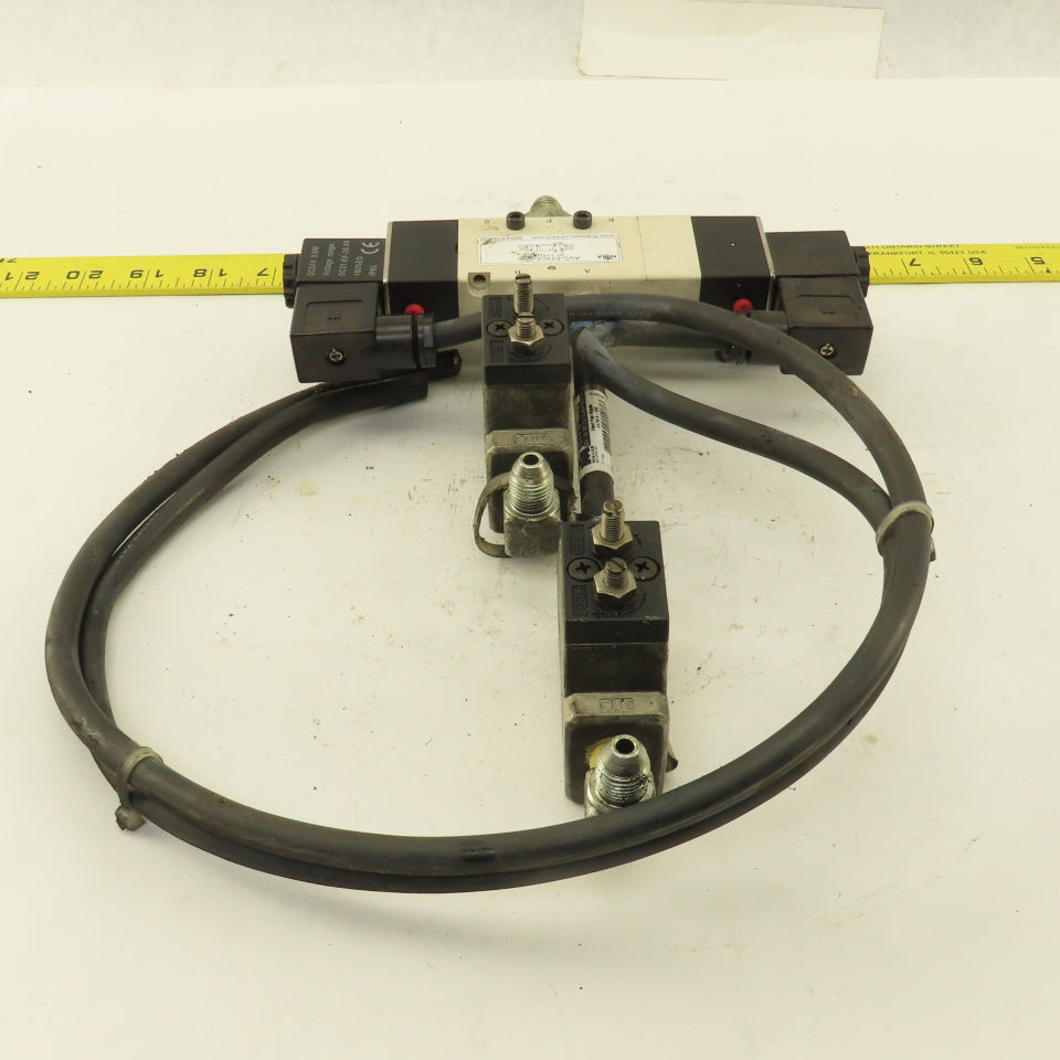 Nitra AVS-533C2-26B Pneumatic Directional Valve 3 Position Closed Center 24V