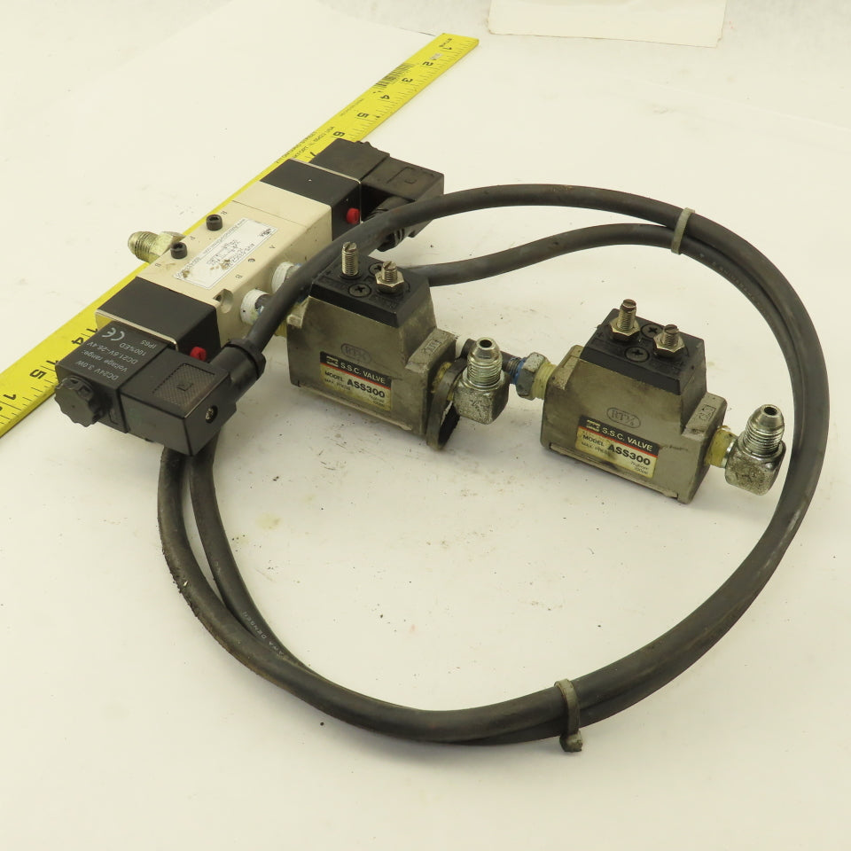 Nitra AVS-533C2-26B Pneumatic Directional Valve 3 Position Closed Center 24V
