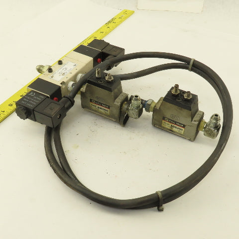 Nitra AVS-533C2-26B Pneumatic Directional Valve 3 Position Closed Center 24V