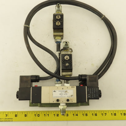 Nitra AVS-533C2-26B Pneumatic Directional Valve 3 Position Closed Center 24V