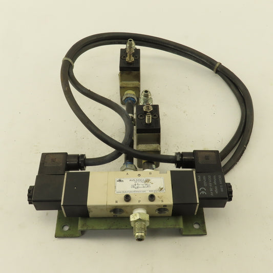 Nitra AVS-533C2-26B Pneumatic Directional Valve 3 Position Closed Center 24V