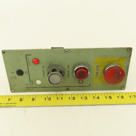 Okuma E5404-019-860 Machine Power E-Stop Indicator Switch Panel 600V MAX