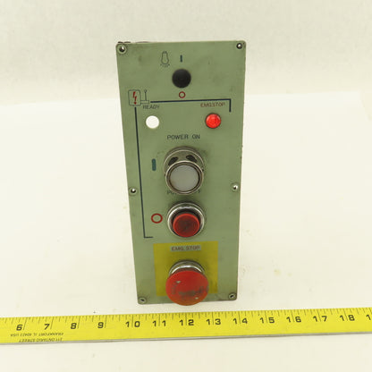 Okuma E5404-019-860 Machine Power E-Stop Indicator Switch Panel 600V MAX