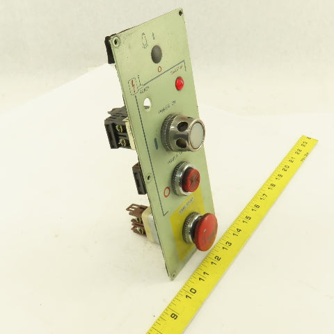 Okuma E5404-019-860 Machine Power E-Stop Indicator Switch Panel 600V MAX