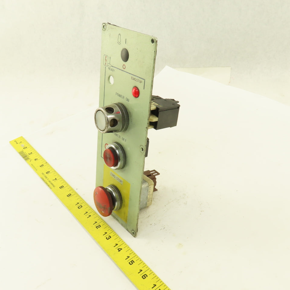 Okuma E5404-019-860 Machine Power E-Stop Indicator Switch Panel 600V MAX