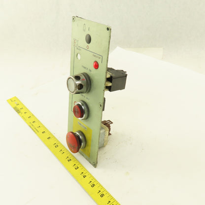 Okuma E5404-019-860 Machine Power E-Stop Indicator Switch Panel 600V MAX