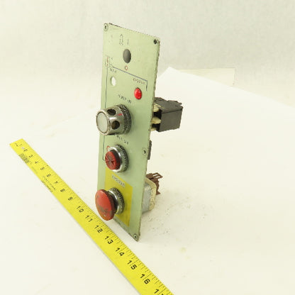 Okuma E5404-019-860 Machine Power E-Stop Indicator Switch Panel 600V MAX