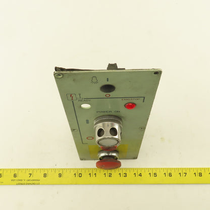 Okuma E5404-019-860 Machine Power E-Stop Indicator Switch Panel 600V MAX