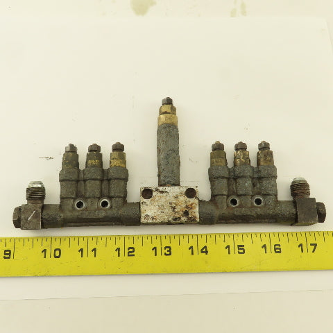 Okuma Metered Lubrication Valve Manifold 9 Port